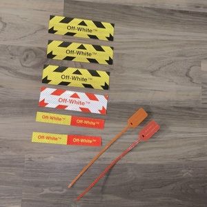 Off white stickers